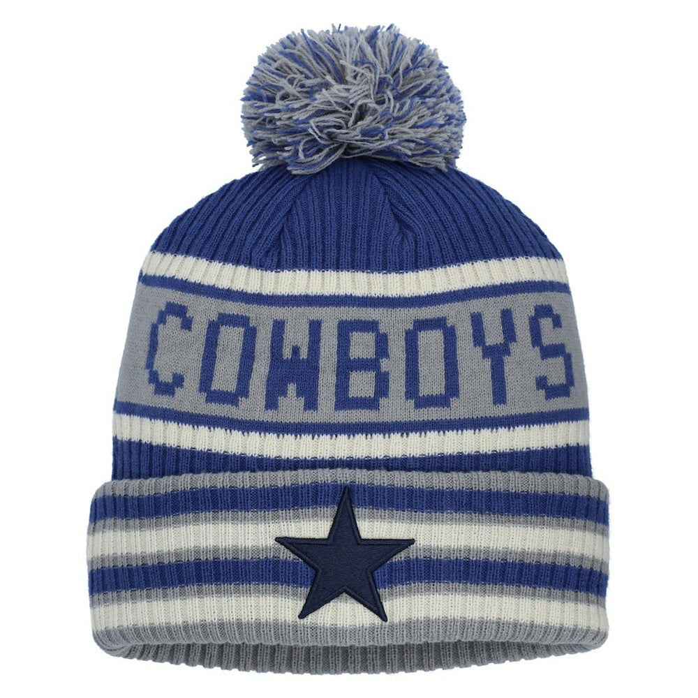 NFL Dallas Cowboys Heritage Blindside Cuffed Knit Hat with Pom