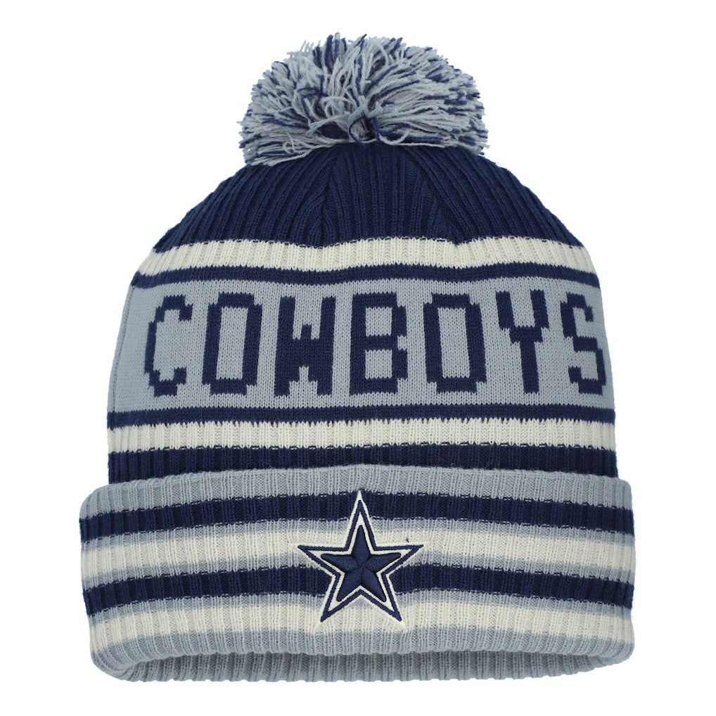 NFL Dallas Cowboys Heritage Blindside Cuffed Knit Hat with Pom