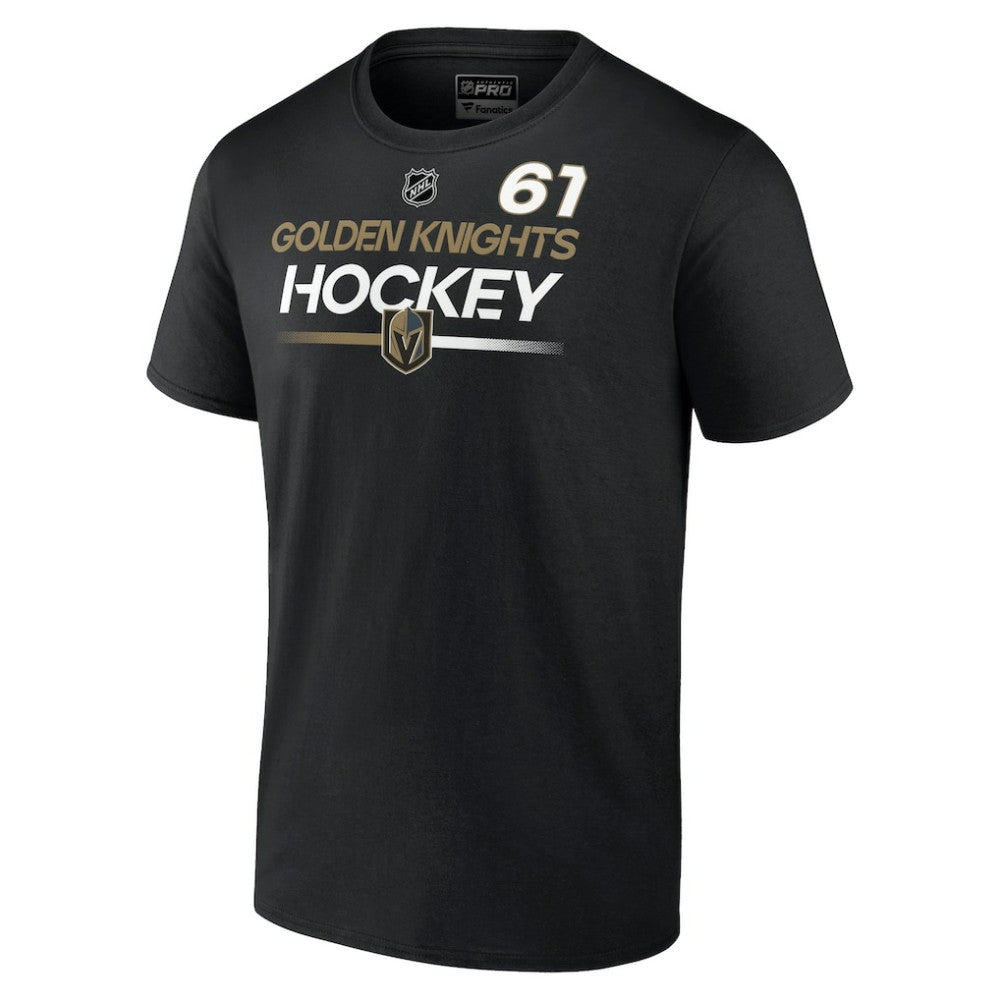 Mark Stone Vegas Golden Knights Fanatics  Authentic Pro Prime Name & Number T-Shirt