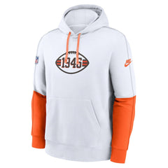 NFL Cleveland Browns Throwback Logo Club Tri-Blend Pullover Hoodie