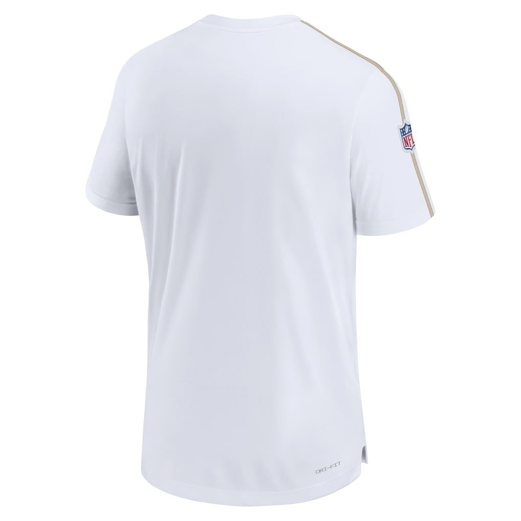 NFL New Orleans Saints Sideline Alternate Logo Coach Performance Top