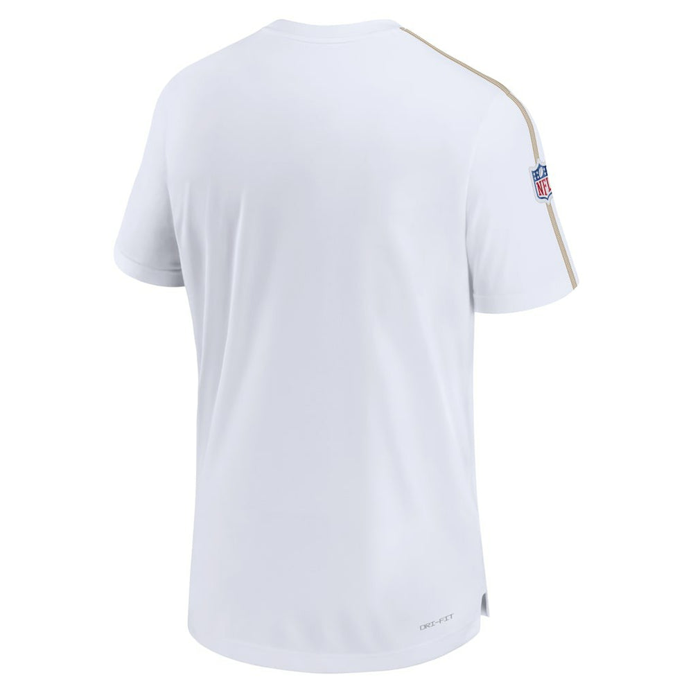 NFL New Orleans Saints Sideline Alternate Logo Coach Performance Top