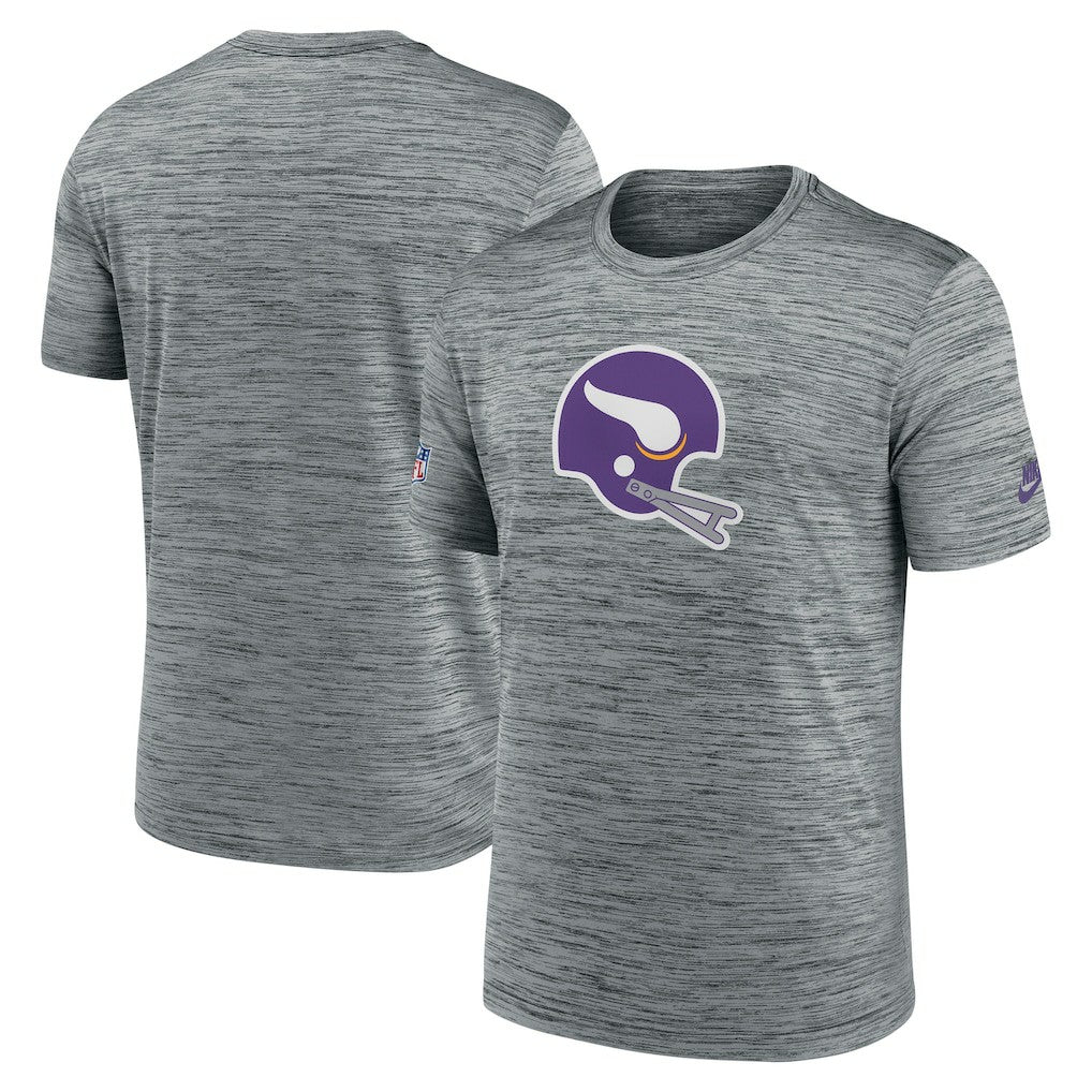 NFL Minnesota Vikings Sideline Velocity Throwback Logo Dri-FIT T-Shirt