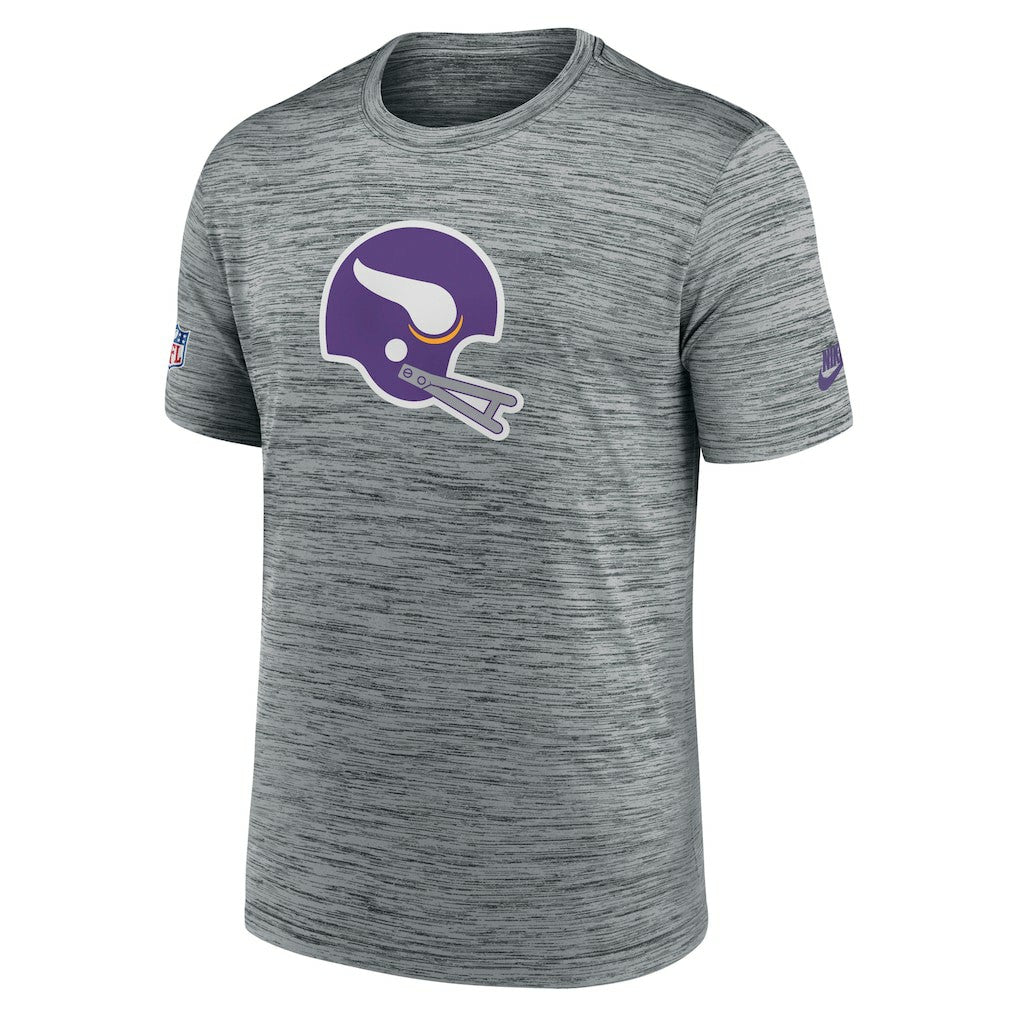 NFL Minnesota Vikings Sideline Velocity Throwback Logo Dri-FIT T-Shirt