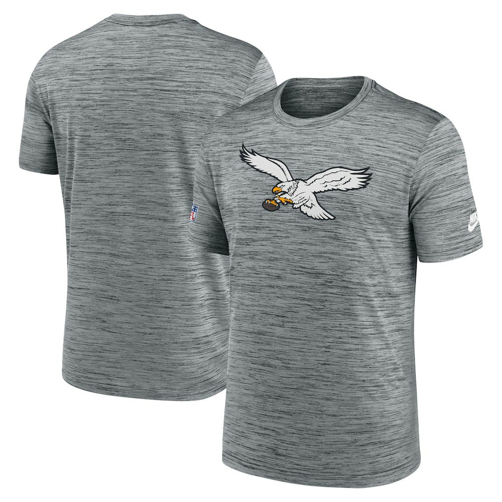 NFL Philadelphia Eagles Sideline Velocity Throwback Logo Dri-FIT T-Shirt