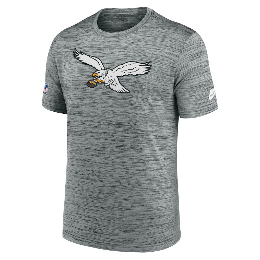NFL Philadelphia Eagles Sideline Velocity Throwback Logo Dri-FIT T-Shirt