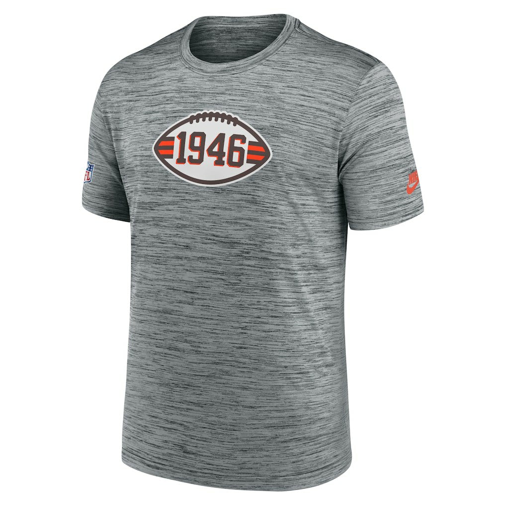 NFL Cleveland Browns Sideline Velocity Throwback Logo Dri-FIT T-Shirt