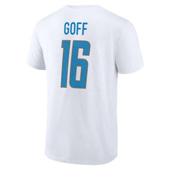 NFL Detroit Lions Jared Goff  Icon Player Name & Number T-Shirt