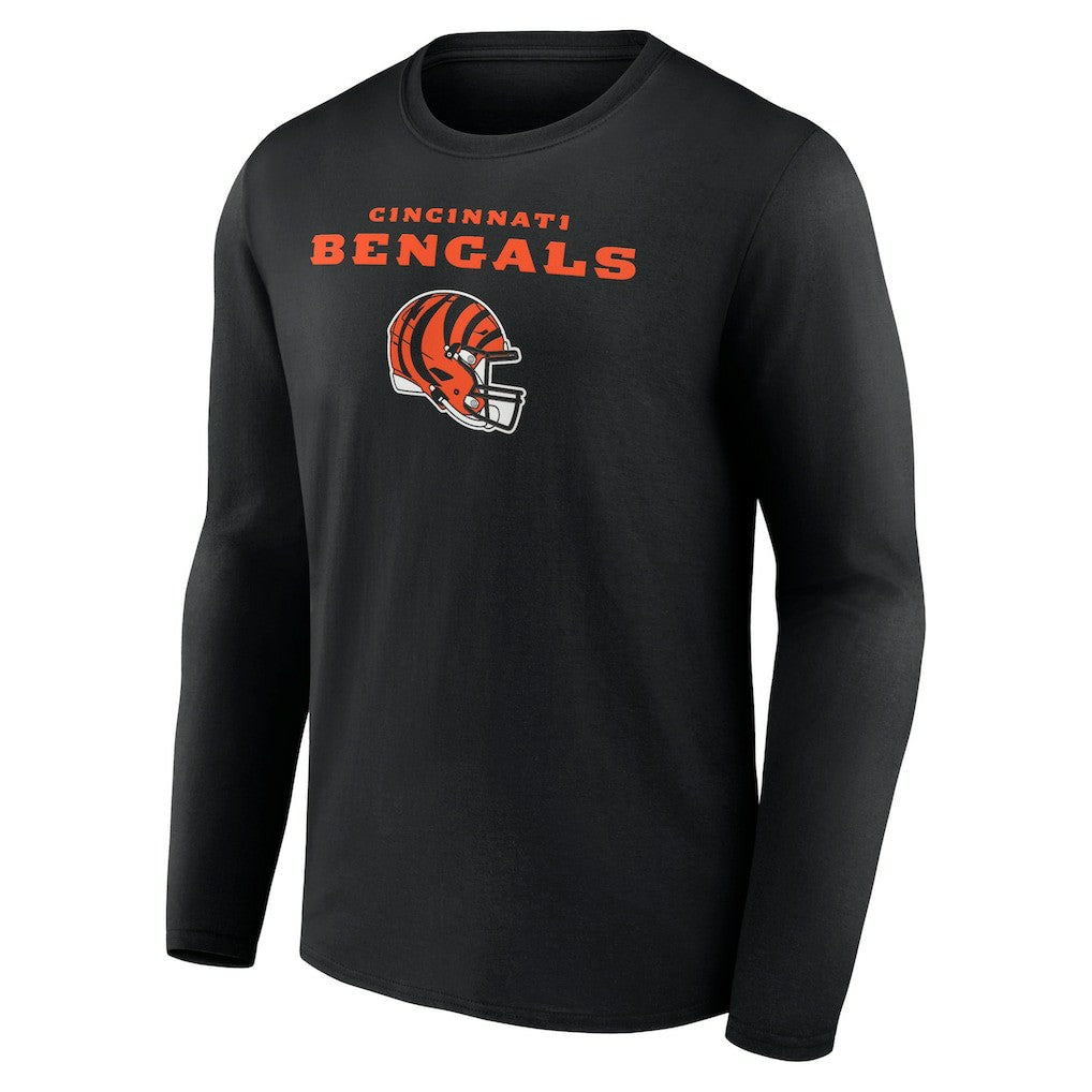 NFL Cincinnati Bengals Cam Taylor-Britt  Team Wordmark Player Name & Number Long Sleeve T-Shirt