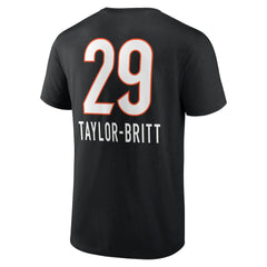 NFL Cincinnati Bengals Cam Taylor-Britt  Team Wordmark Player Name & Number T-Shirt