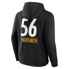 NFL Pittsburgh Steelers Alex Highsmith  Team Wordmark Player Name & Number Pullover Hoodie