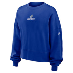 NFL Dallas Cowboys Women's Oversized Rewind Pullover Sweatshirt