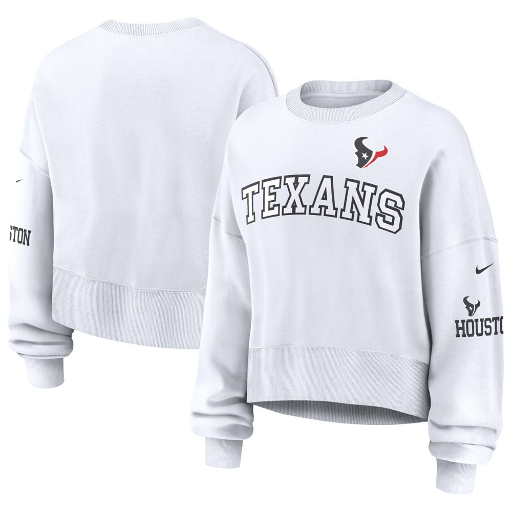 NFL Houston Texans Women's Oversized Pullover Sweatshirt