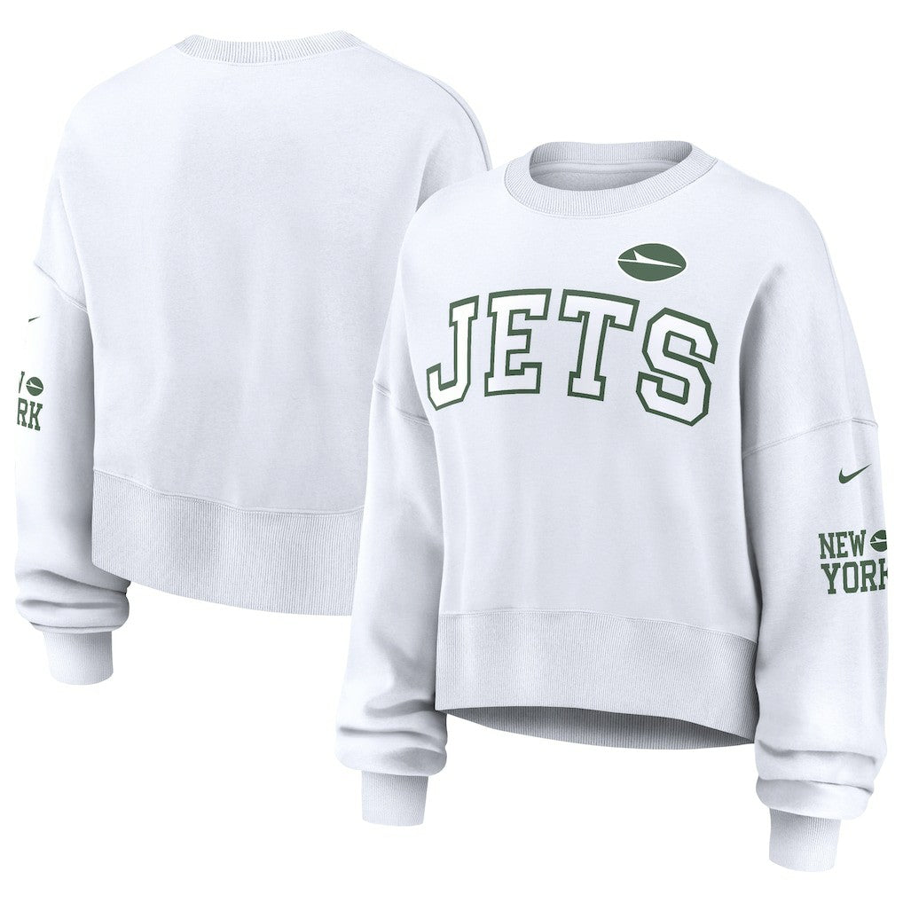 NFL New York Jets Women's Oversized Pullover Sweatshirt