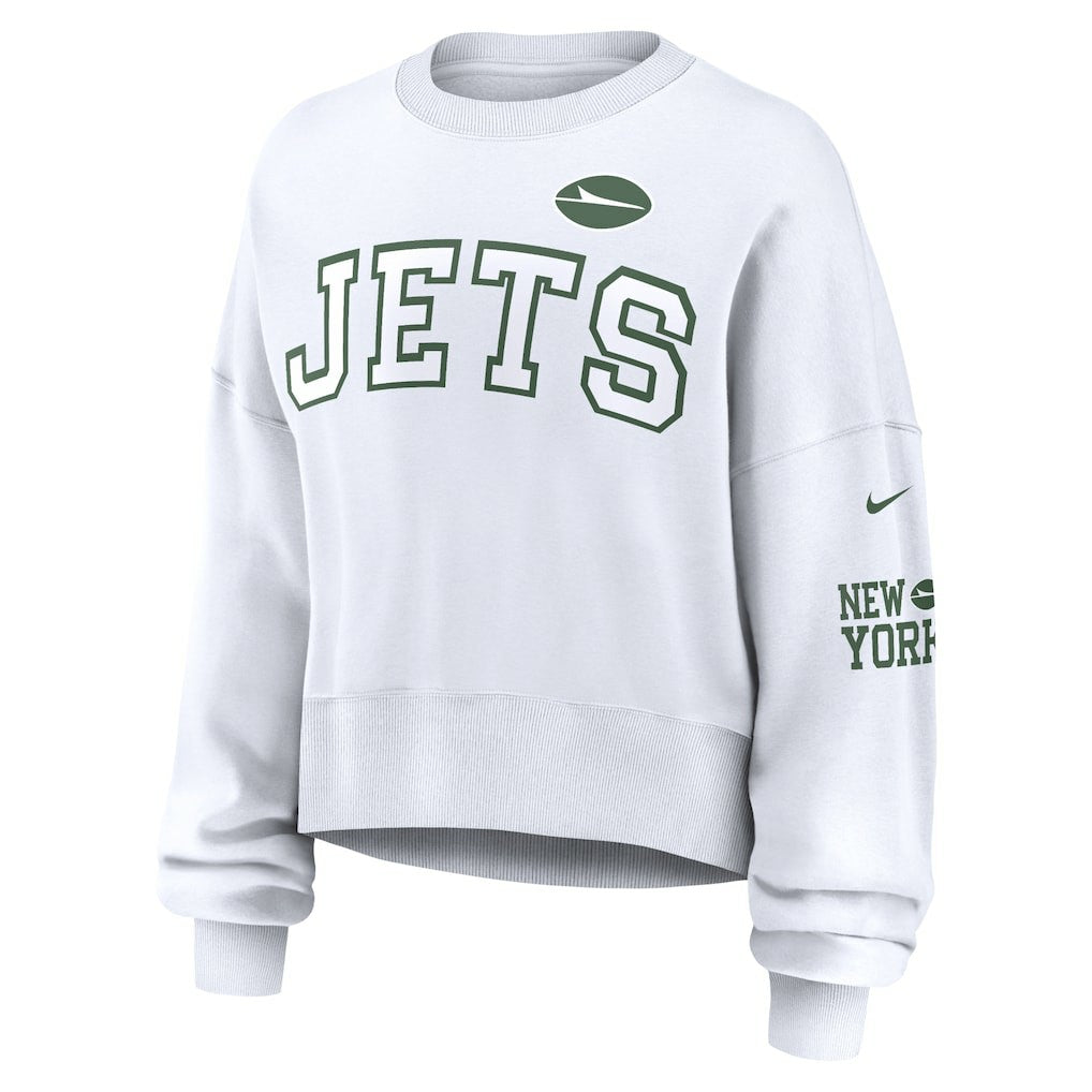 NFL New York Jets Women's Oversized Pullover Sweatshirt
