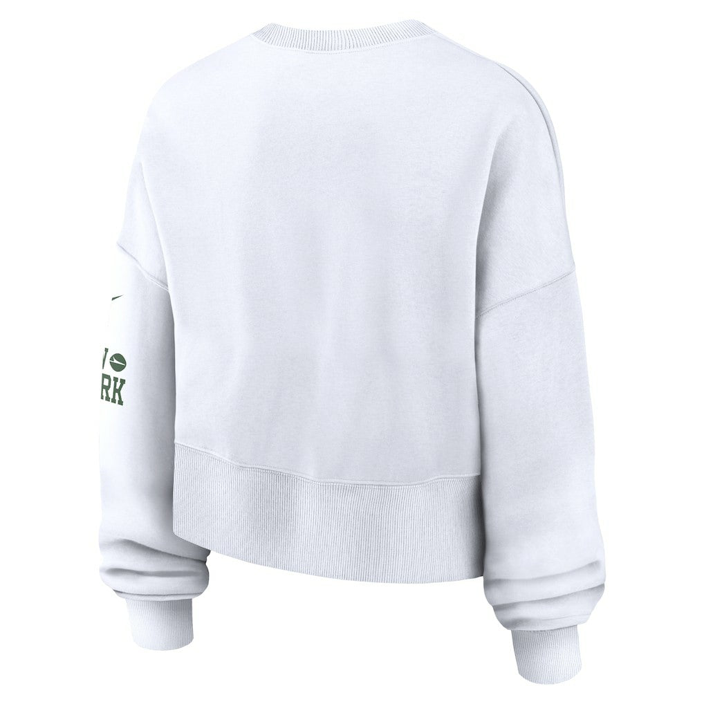 NFL New York Jets Women's Oversized Pullover Sweatshirt