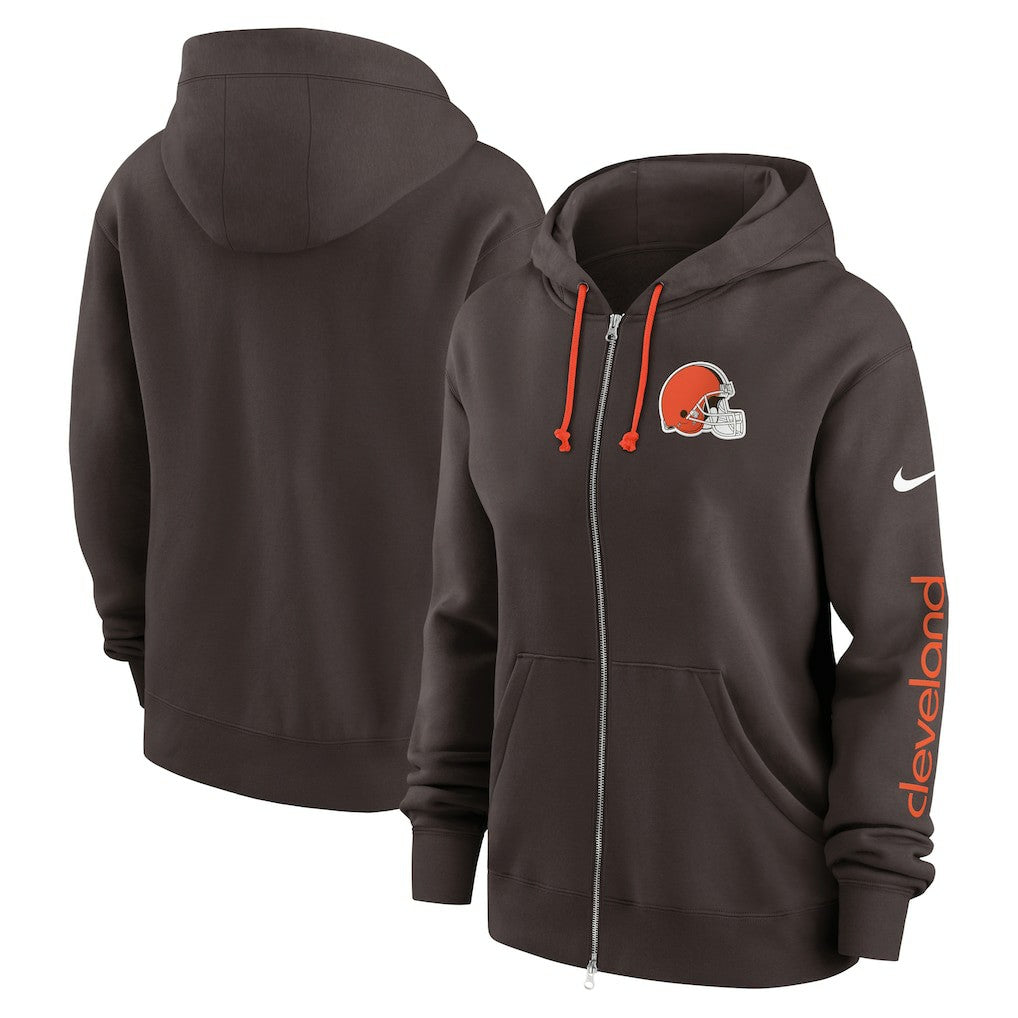 NFL Cleveland Browns Women's Phoenix Full-Zip Hoodie