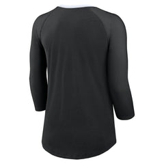 NFL New Orleans Saints Women's 3/4 Sleeve Raglan Fashion Top