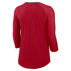 NFL Tampa Bay Buccaneers Women's 3/4 Sleeve Raglan Fashion Top