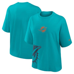 NFL Miami Dolphins Women's Boxy T-Shirt