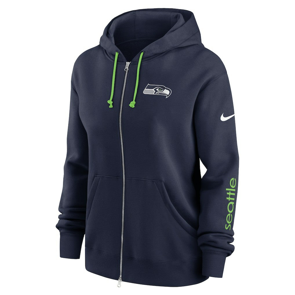 NFL Seattle Seahawks Women's Plus Size Phoenix Full-Zip Hoodie