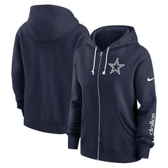 NFL Dallas Cowboys Women's Plus Size Phoenix Full-Zip Hoodie