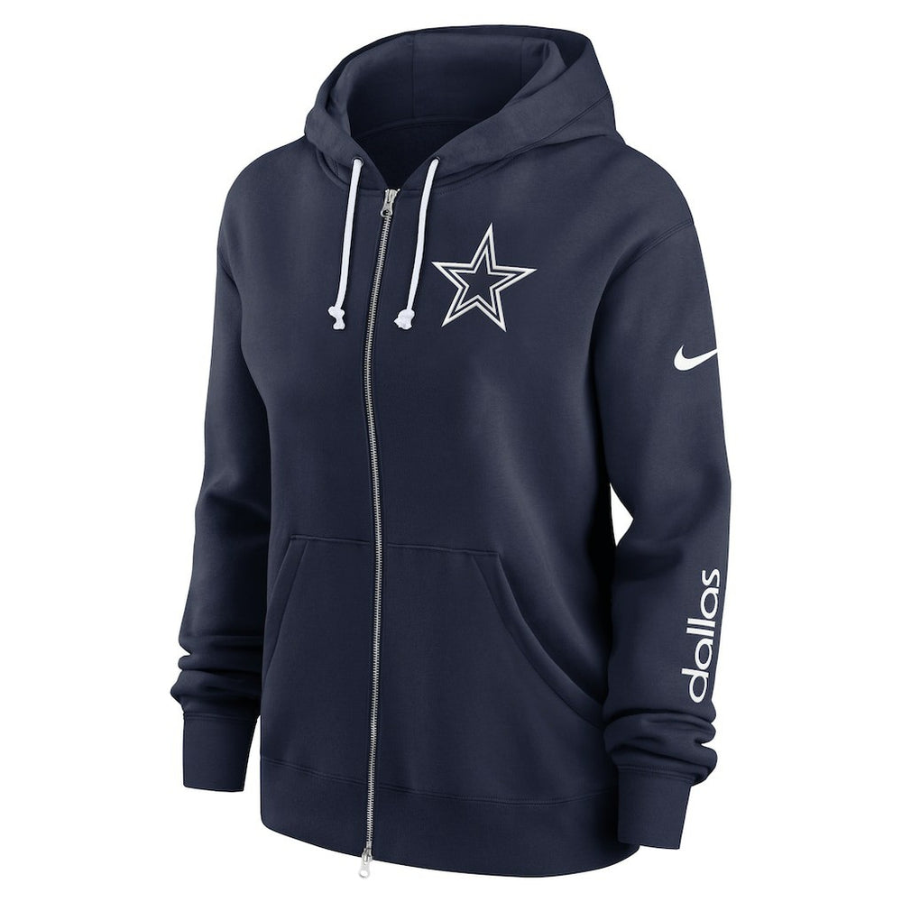 NFL Dallas Cowboys Women's Plus Size Phoenix Full-Zip Hoodie