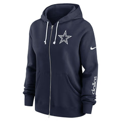 NFL Dallas Cowboys Women's Plus Size Phoenix Full-Zip Hoodie