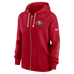 NFL San Francisco 49ers Women's Plus Size Phoenix Full-Zip Hoodie