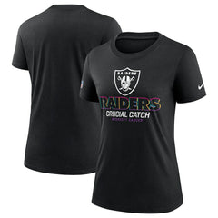 NFL Las Vegas Raiders Women's 2024 NFL Crucial Catch Tri-Blend T-Shirt