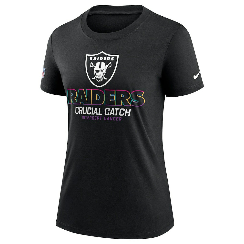 NFL Las Vegas Raiders Women's 2024 NFL Crucial Catch Tri-Blend T-Shirt