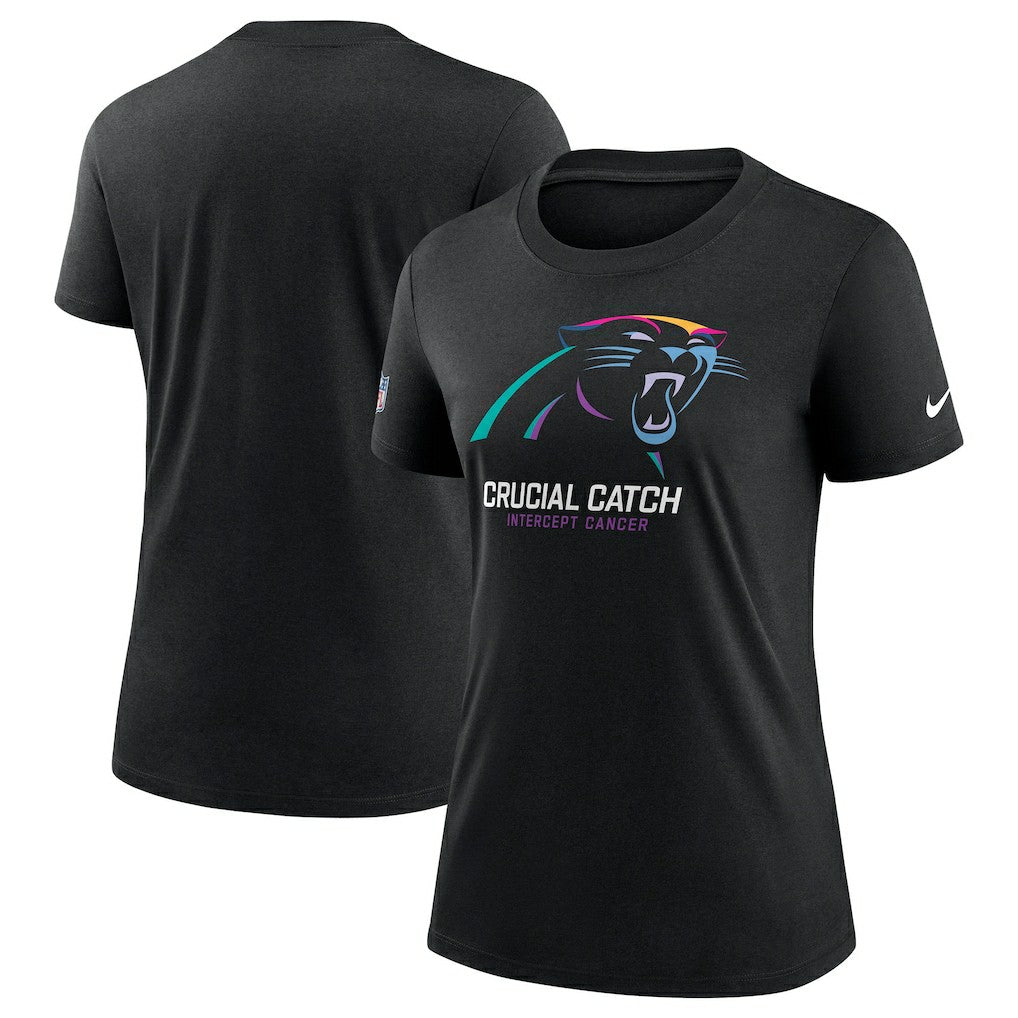 NFL Carolina Panthers Women's 2024 NFL Crucial Catch Tri-Blend T-Shirt