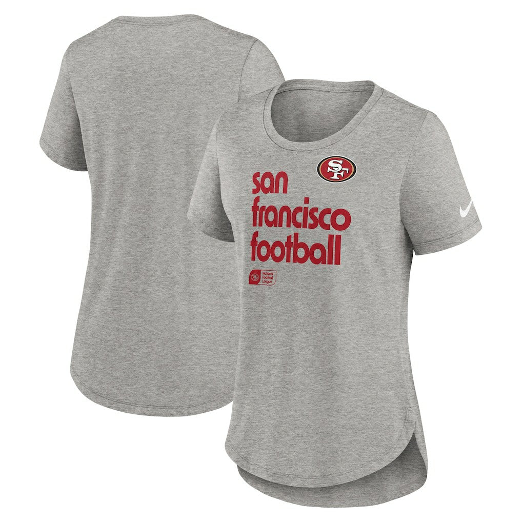 NFL San Francisco 49ers Women's Team Shout-Out Tri-Blend T-Shirt