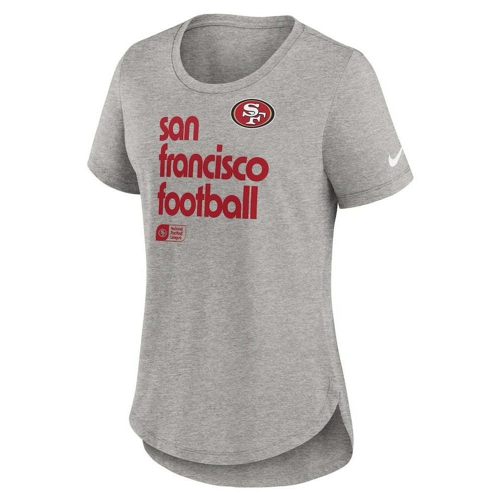 NFL San Francisco 49ers Women's Team Shout-Out Tri-Blend T-Shirt
