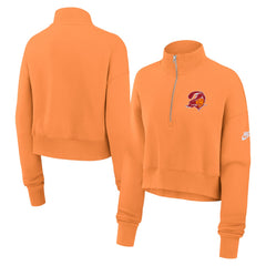 NFL Tampa Bay Buccaneers Women's Rewind Phoenix Half-Zip Sweatshirt