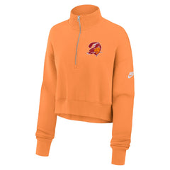 NFL Tampa Bay Buccaneers Women's Rewind Phoenix Half-Zip Sweatshirt