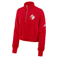 NFL San Francisco 49ers Women's Rewind Phoenix Half-Zip Sweatshirt