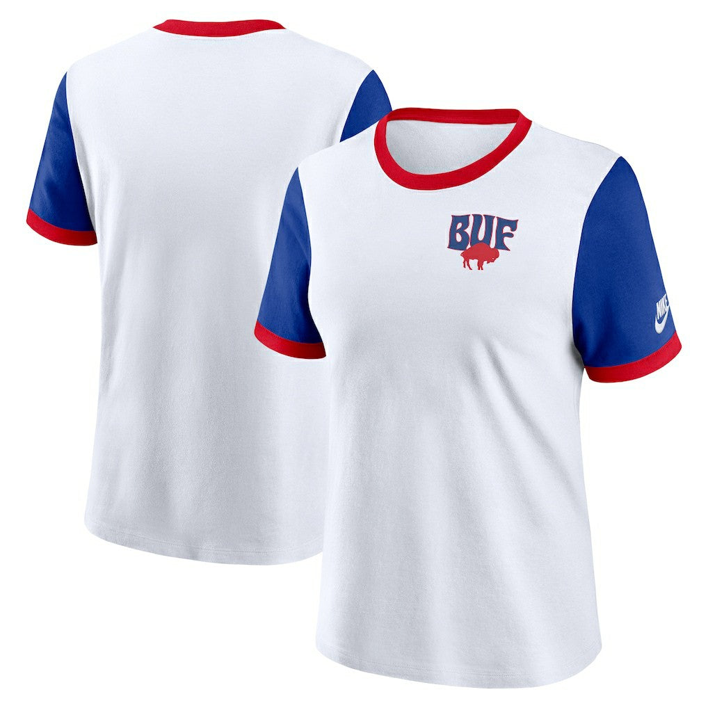 NFL Buffalo Bills Women's Rewind Ringer T-Shirt