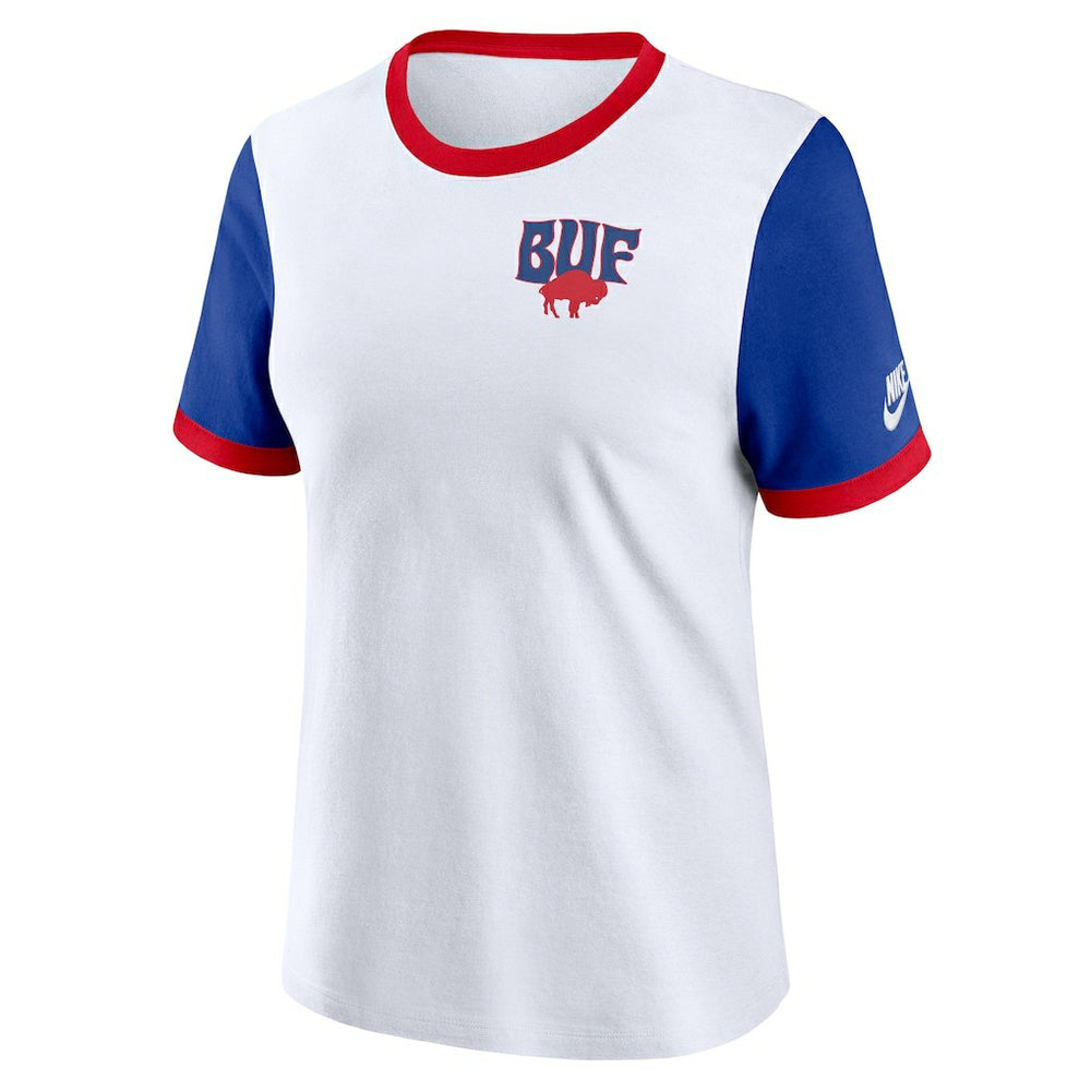 NFL Buffalo Bills Women's Rewind Ringer T-Shirt