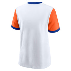NFL Denver Broncos Women's Rewind Ringer T-Shirt