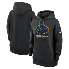 NFL New York Jets Women's 2024 NFL Crucial Catch Club Pullover Hoodie