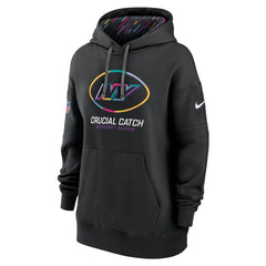 NFL New York Jets Women's 2024 NFL Crucial Catch Club Pullover Hoodie