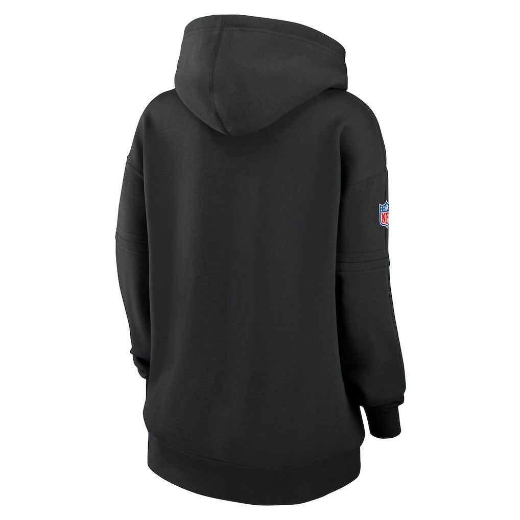 NFL New York Jets Women's 2024 NFL Crucial Catch Club Pullover Hoodie