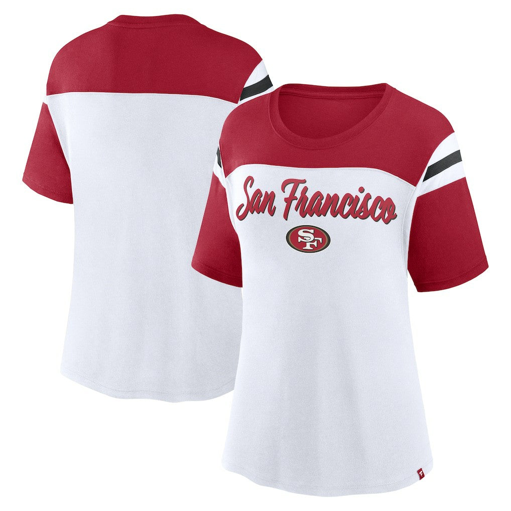 NFL San Francisco 49ers Women's Cheer Chant Fashion Crop Top