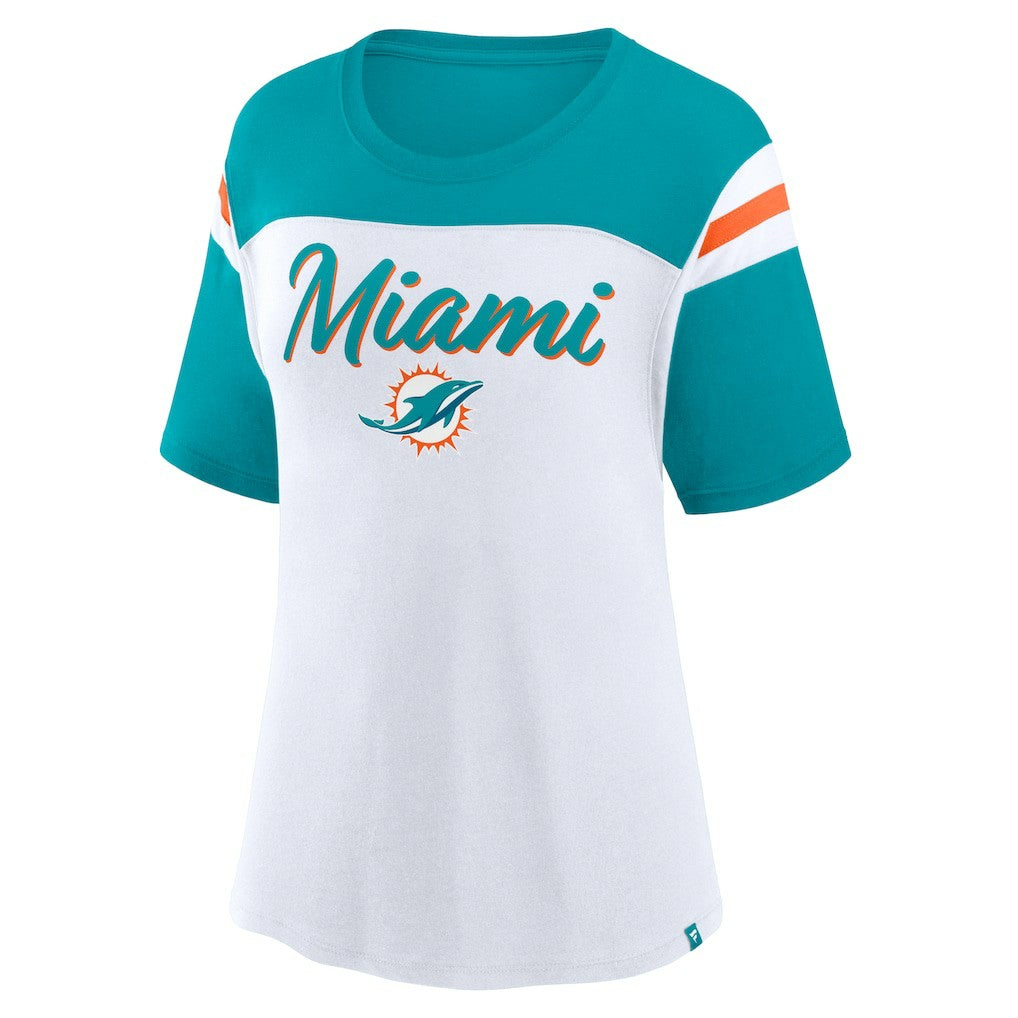 NFL Miami Dolphins Women's Cheer Chant Fashion Crop Top