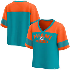 NFL Miami Dolphins Women's Homeschool Jersey Poly V-Neck
Fashion Top