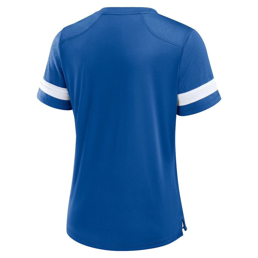 NFL Indianapolis Colts Women's Play Script Lace-Up T-Shirt