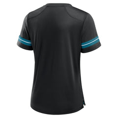 NFL Jacksonville Jaguars Women's Play Script Lace-Up T-Shirt