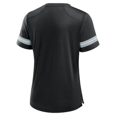 NFL Las Vegas Raiders Women's Play Script Lace-Up T-Shirt