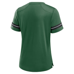 NFL New York Jets Women's Play Script Lace-Up T-Shirt